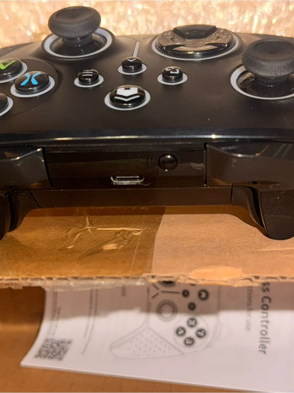 Wireless Black VR Controller - Compatible Gamepad